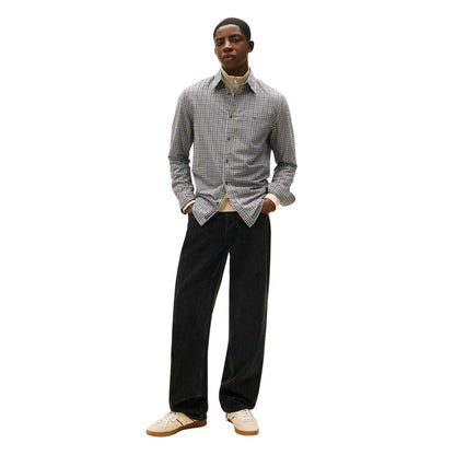 Black - Lifestyle - Tommy Jeans Mens Gingham Poplin Shirt