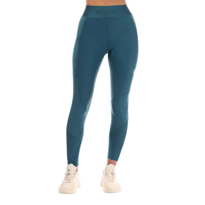 Teal - Front - Skins Womens-Ladies Series-3 Long Leggings