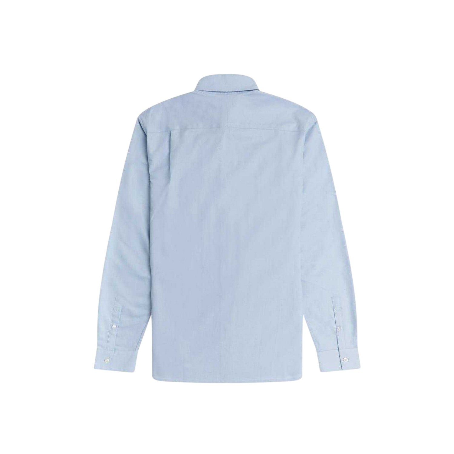 Light Smoke Blue - Back - Fred Perry Mens Embroidered Logo Shirt