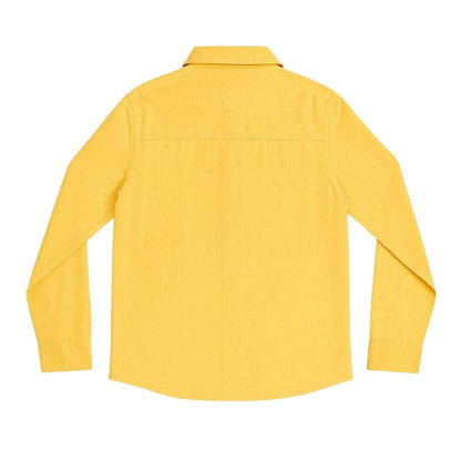 Yellow - Back - Roamers Mens Daisen Collared Shirt