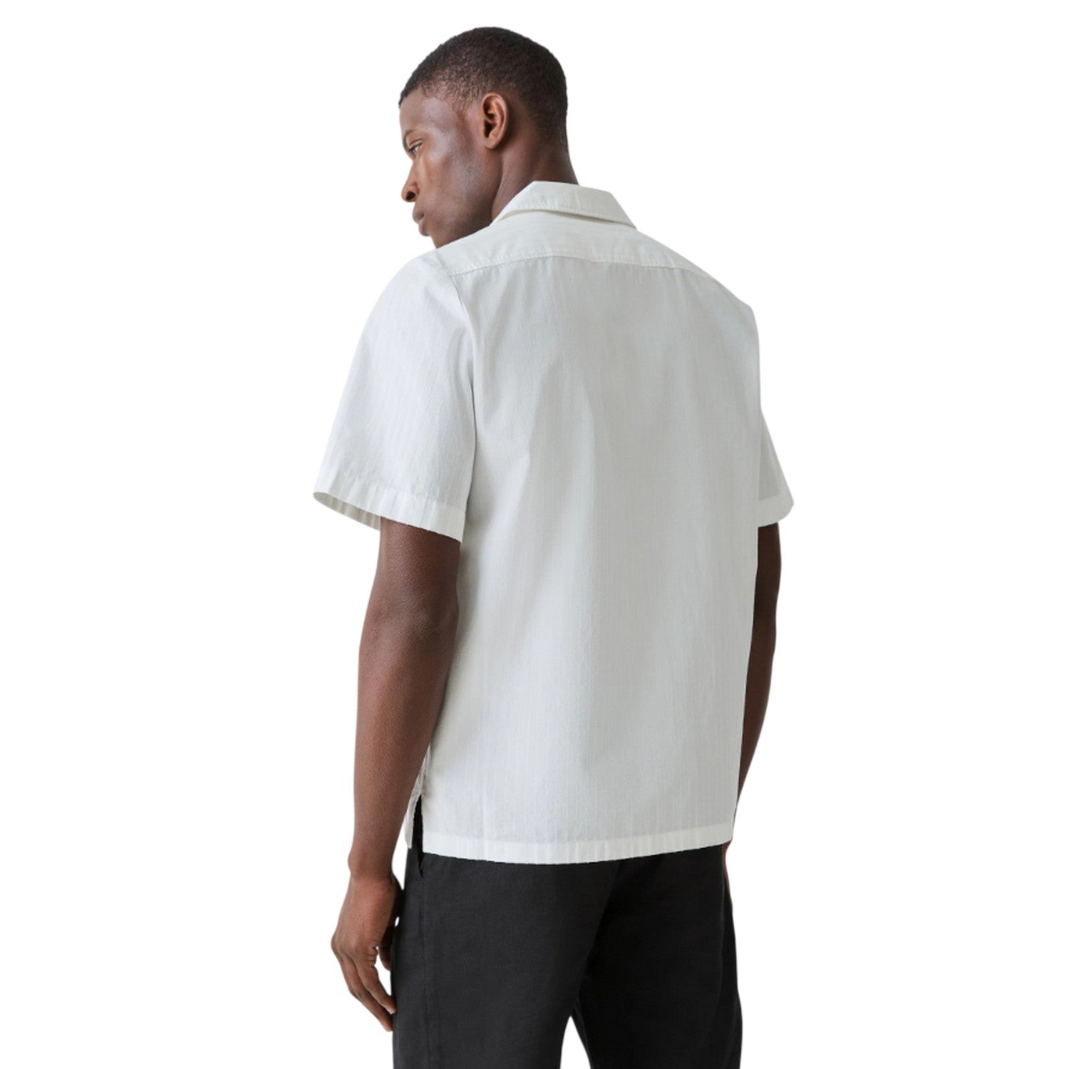 White - Back - Boss Mens Rayer Breathable Shirt
