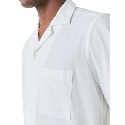 White - Side - Boss Mens Rayer Breathable Shirt