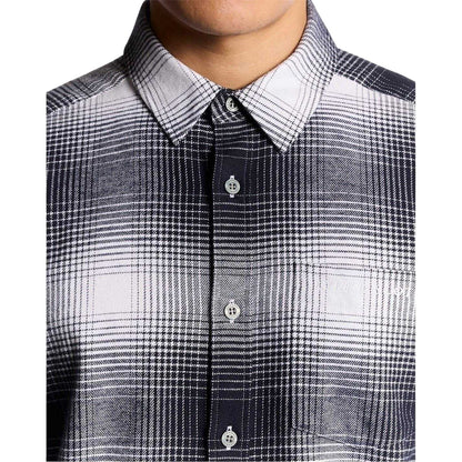 Night Sky-White - Side - Lyle & Scott Mens Flannel Shirt