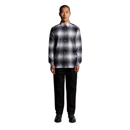 Night Sky-White - Lifestyle - Lyle & Scott Mens Flannel Shirt