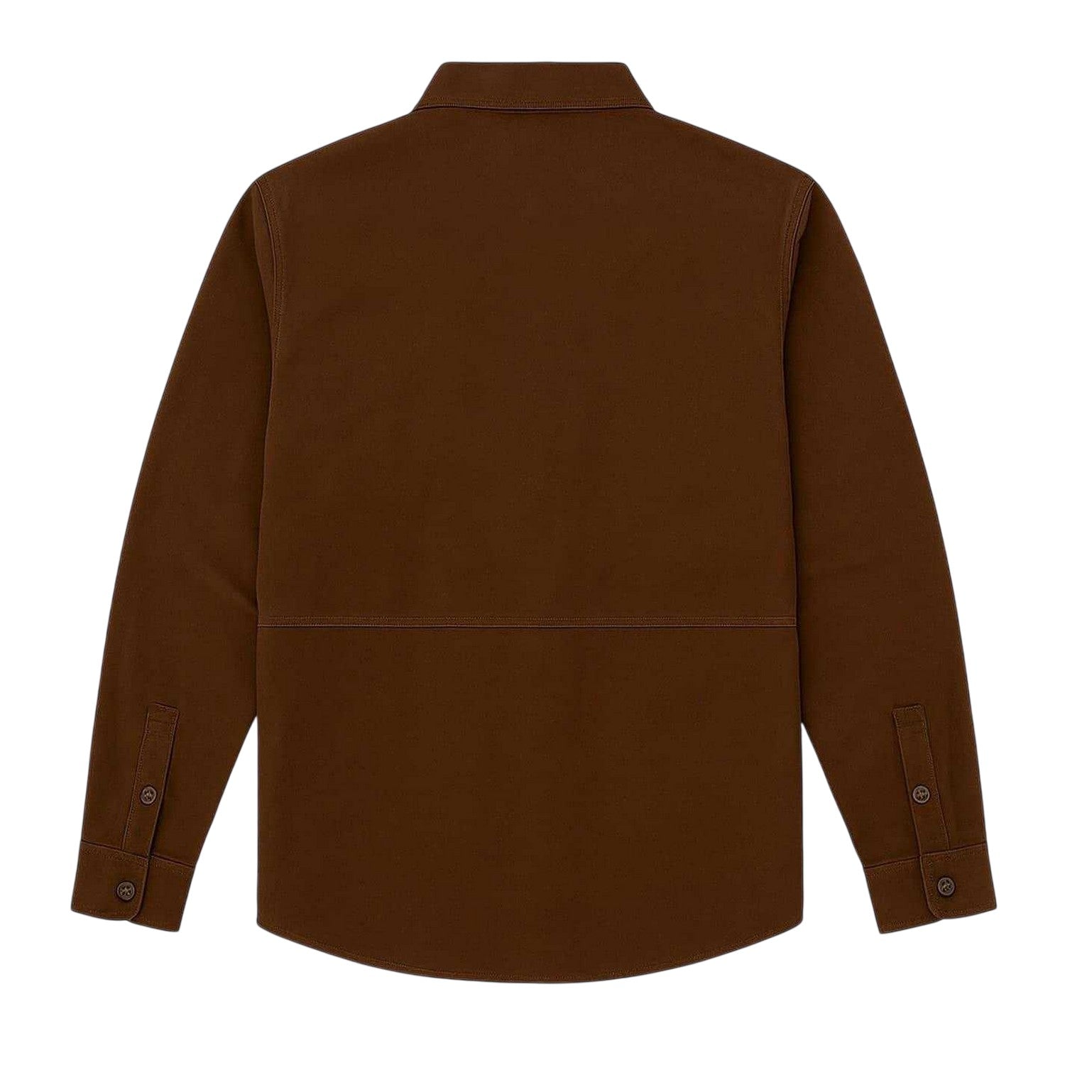 Chocolate - Back - Roamers Mens Long-Sleeved Shirt