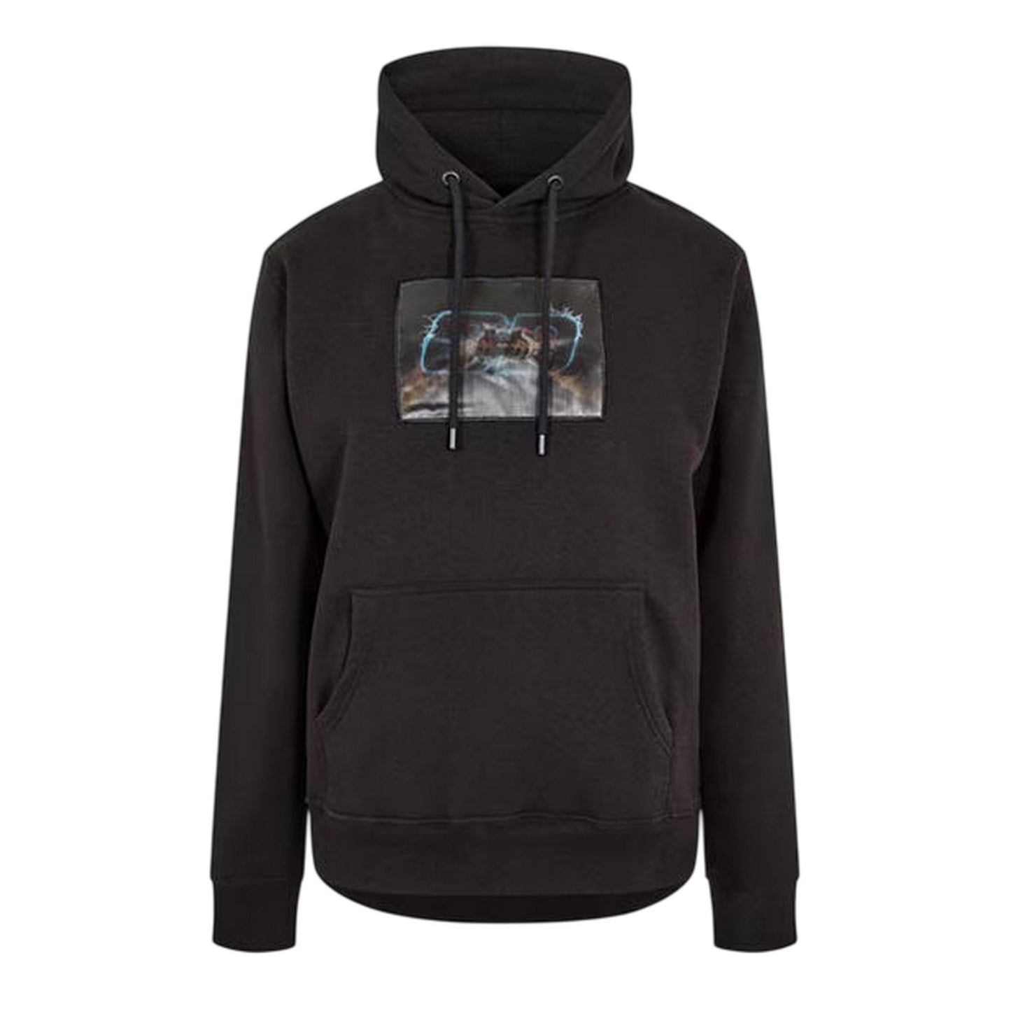 Black - Front - Criminal Damage Mens Lenticular Hoodie