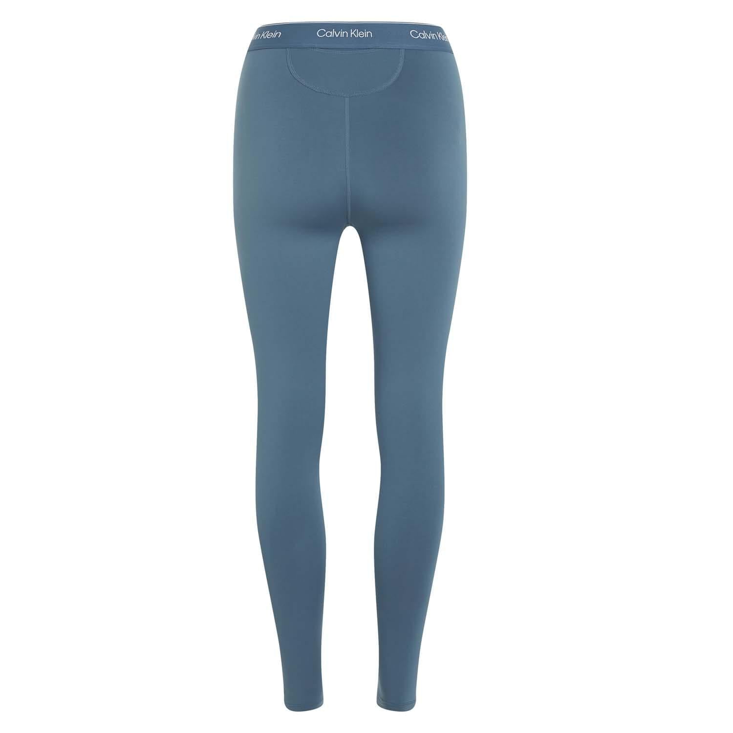 Blue - Back - Calvin Klein Womens-Ladies Gym 7-8 Leggings