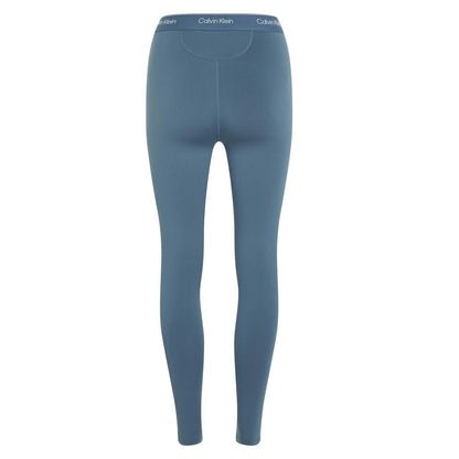Blue - Back - Calvin Klein Womens-Ladies Gym 7-8 Leggings
