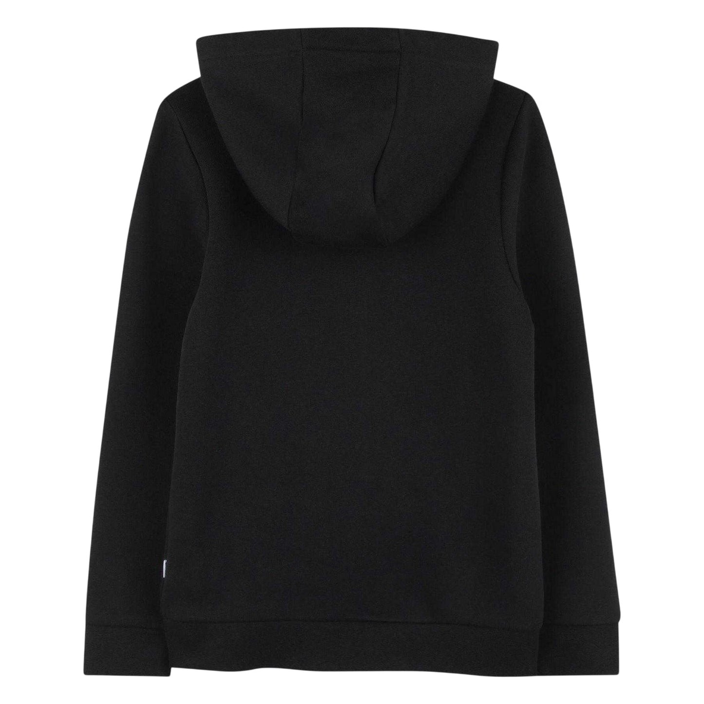 Black - Back - Boss Childrens-Kids Logo Full Zip Hoodie