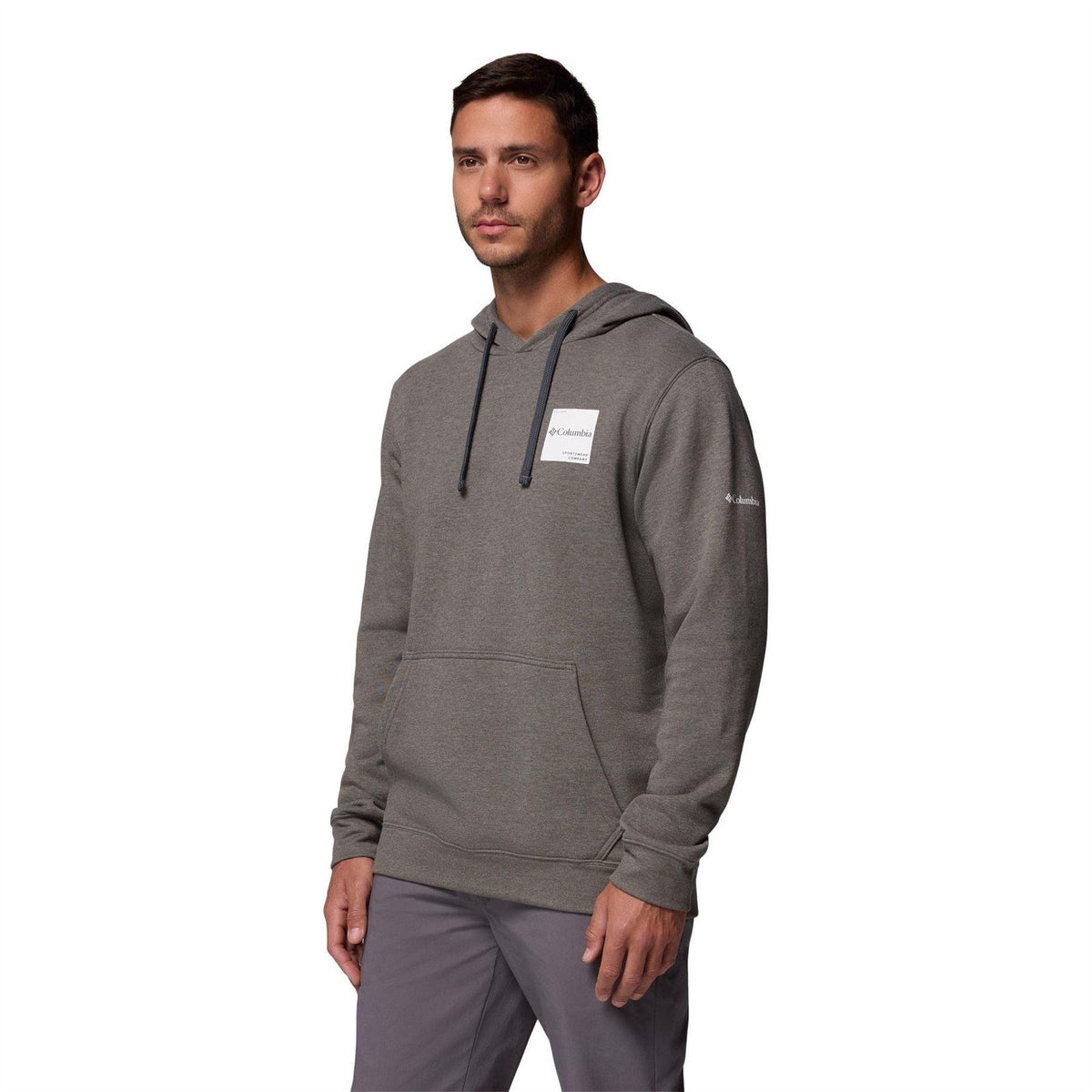 Charcoal - Side - Columbia Mens Trek Hoodie