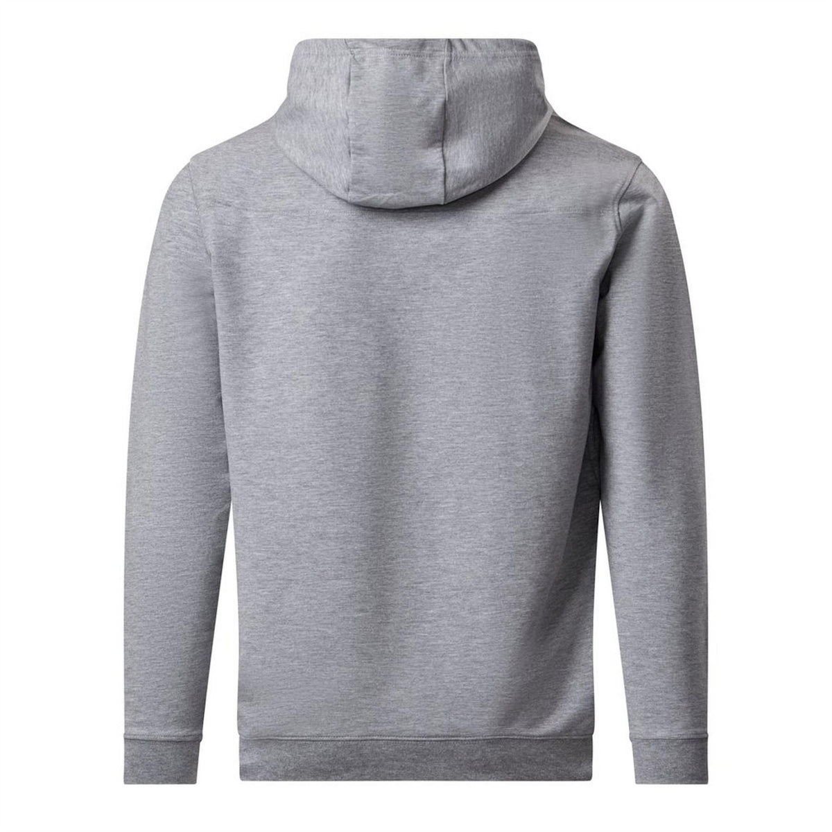 Grey Melange - Back - Gym King Mens Victory Loopback Hoodie