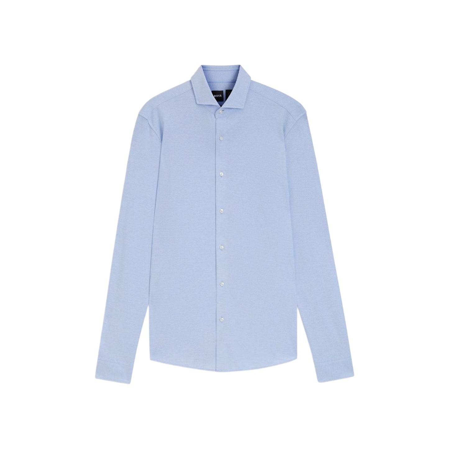 Blue - Front - Boss Mens Oxford Spread Collar Long-Sleeved Formal Shirt