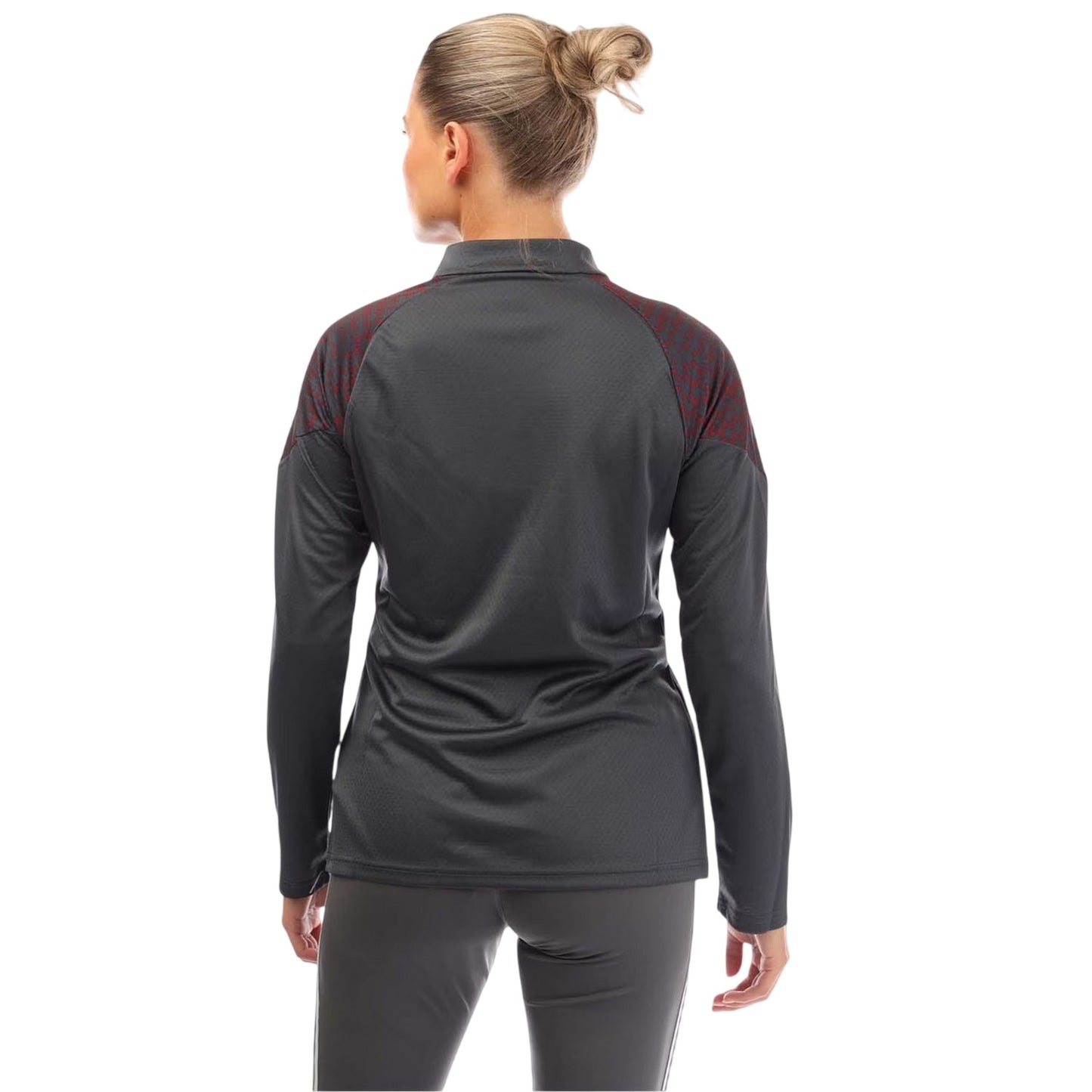 Grey - Back - Puma Womens-Ladies 2023-24 Manchester City FC Training Track Top