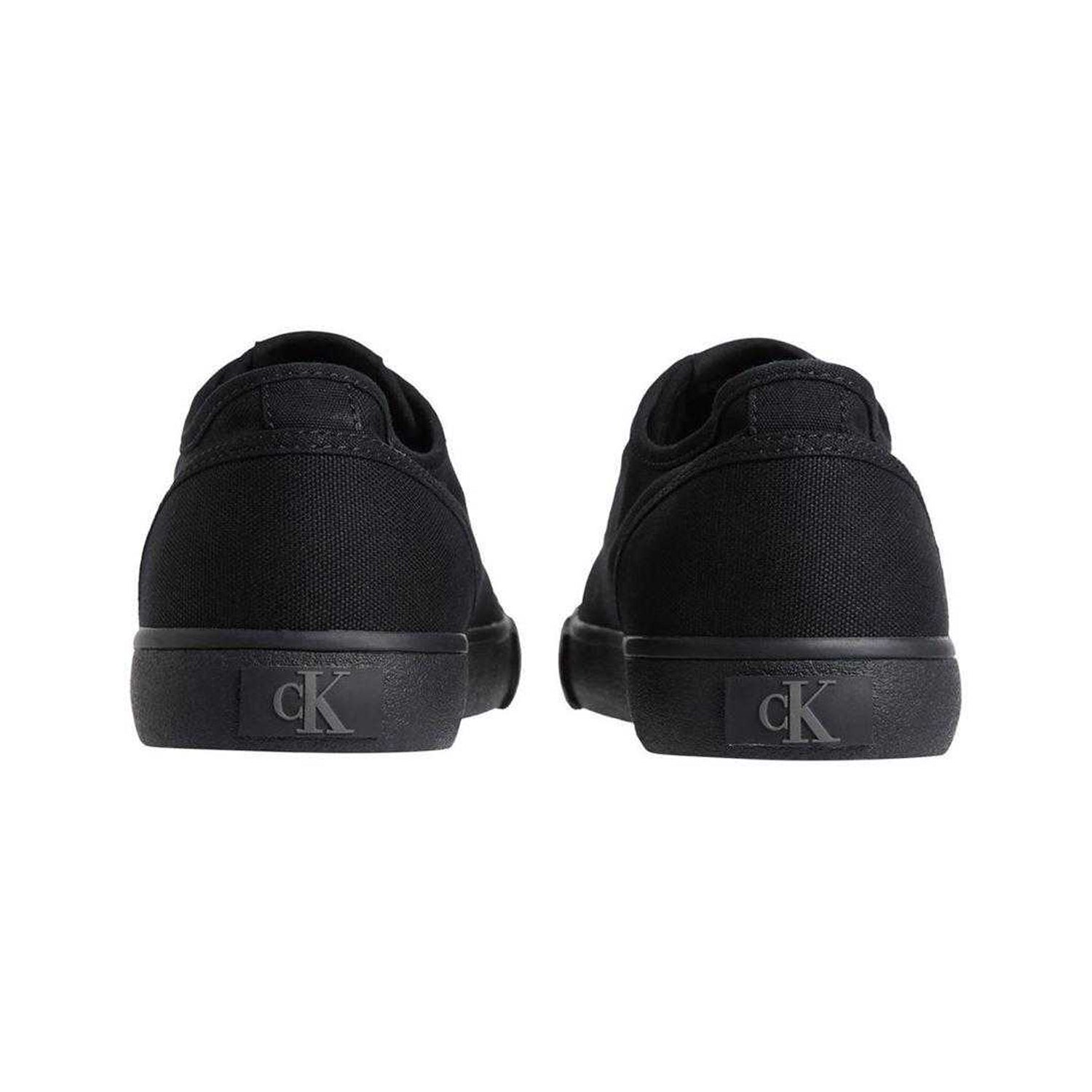 Triple Black - Back - Calvin Klein Mens Classic Canvas Trainers