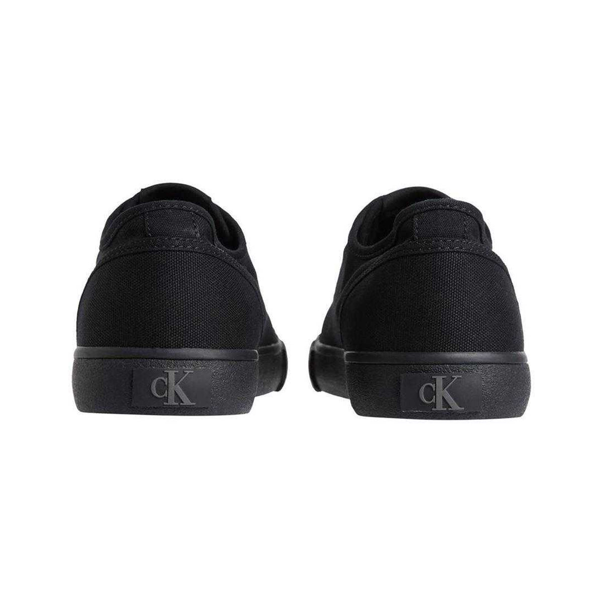 Triple Black - Back - Calvin Klein Mens Classic Canvas Trainers