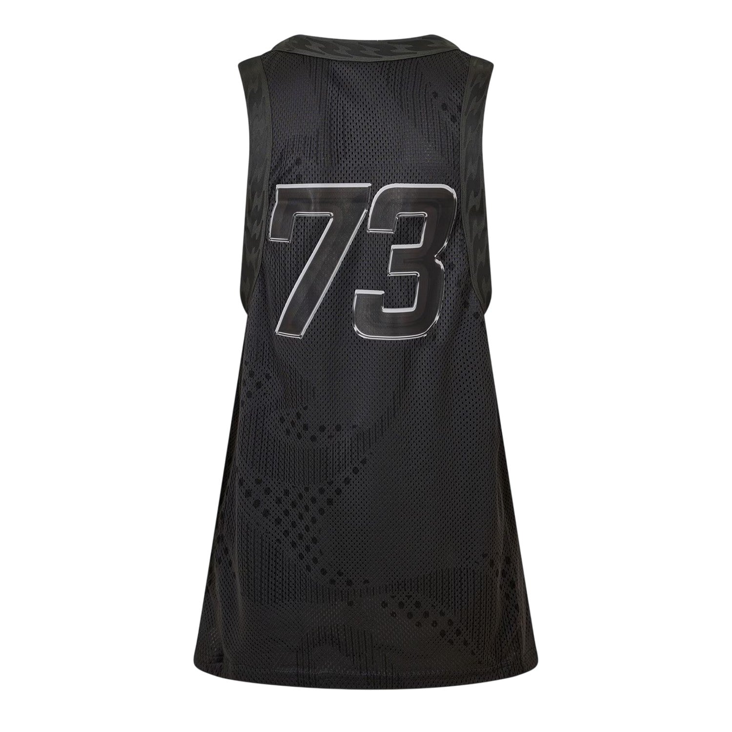 Puma Black - Front - Puma Womens-Ladies Mesh Performance Basketball Jersey