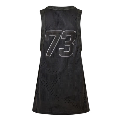 Puma Black - Front - Puma Womens-Ladies Mesh Performance Basketball Jersey