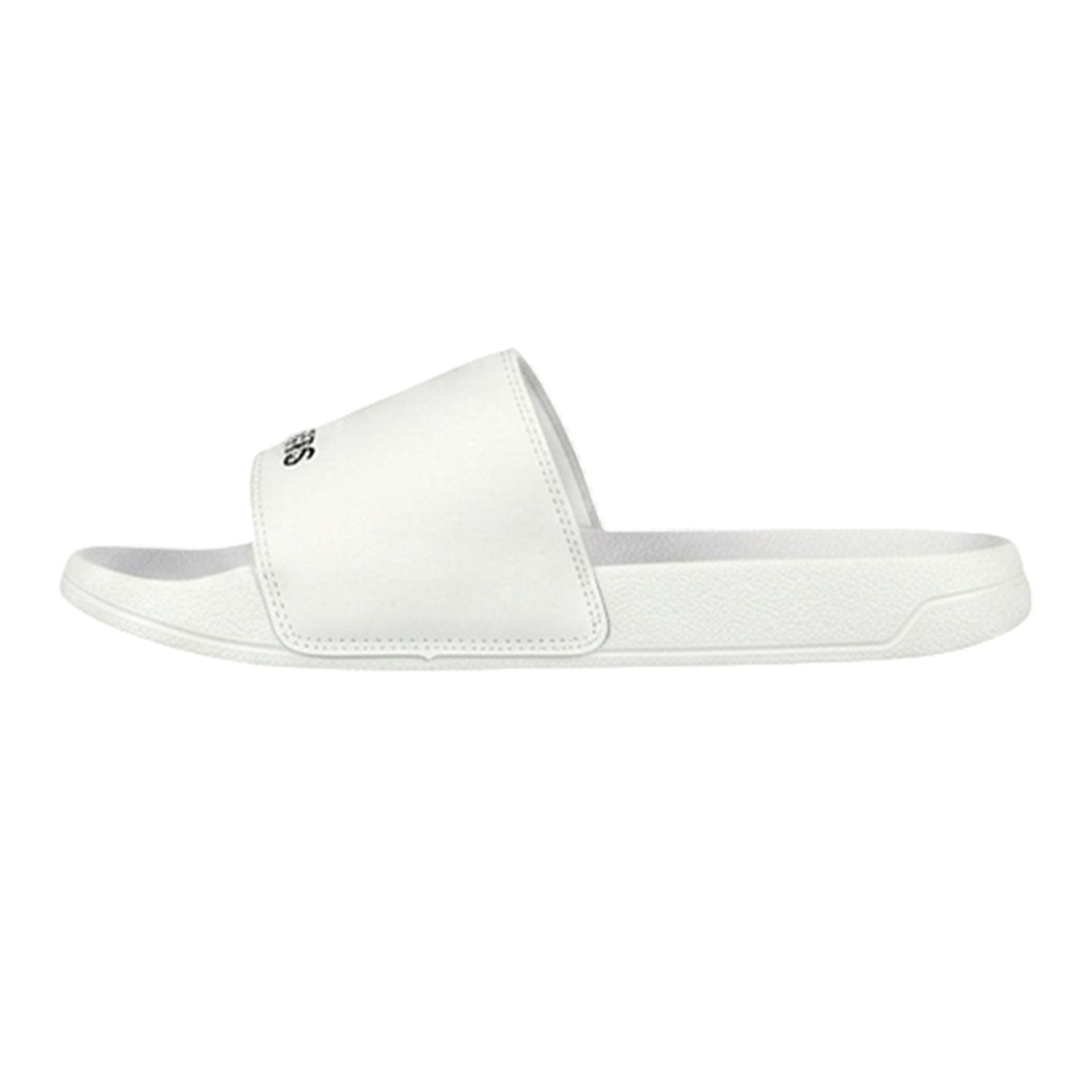 White-Black - Back - Skechers Mens Sidelines 2 Lightweight Sliders