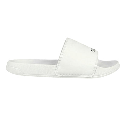 White-Black - Side - Skechers Mens Sidelines 2 Lightweight Sliders