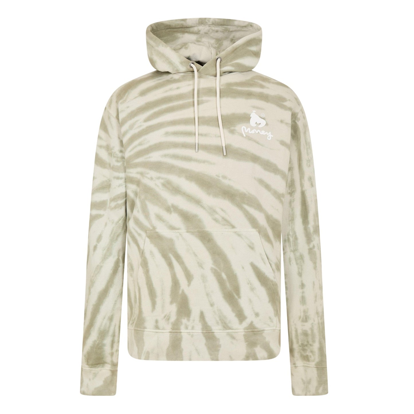 Castle Grey - Front - Money Mens Tie Dye Hoodie