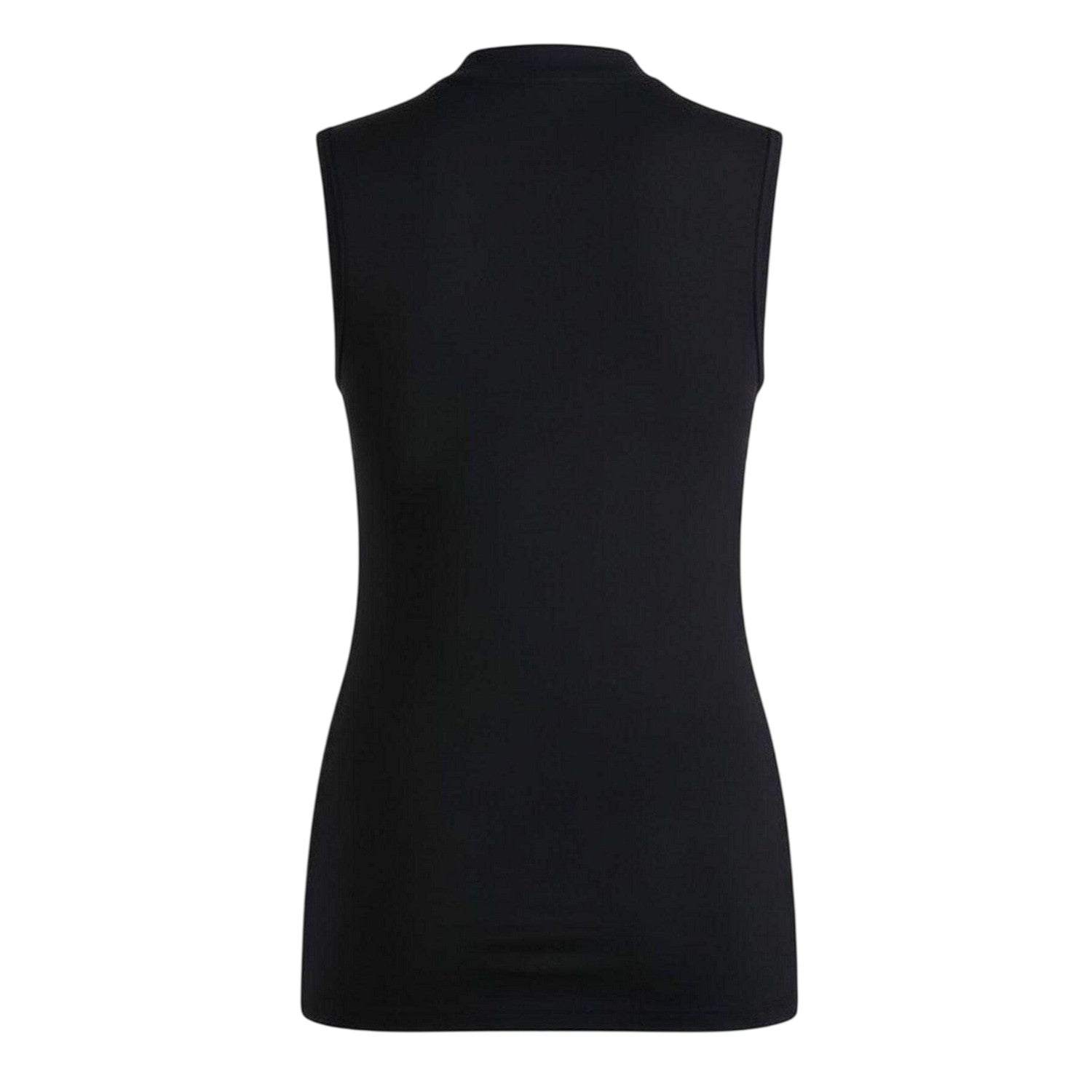 Dark Blue - Back - Boss Womens-Ladies Feskies Ribbed Mock Neck Sleeveless Top