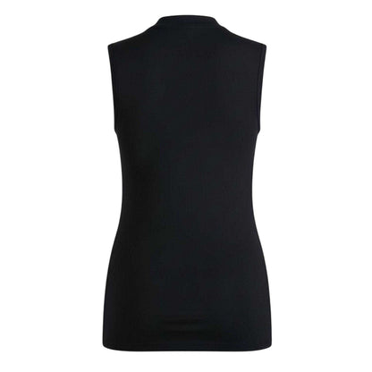 Dark Blue - Back - Boss Womens-Ladies Feskies Ribbed Mock Neck Sleeveless Top