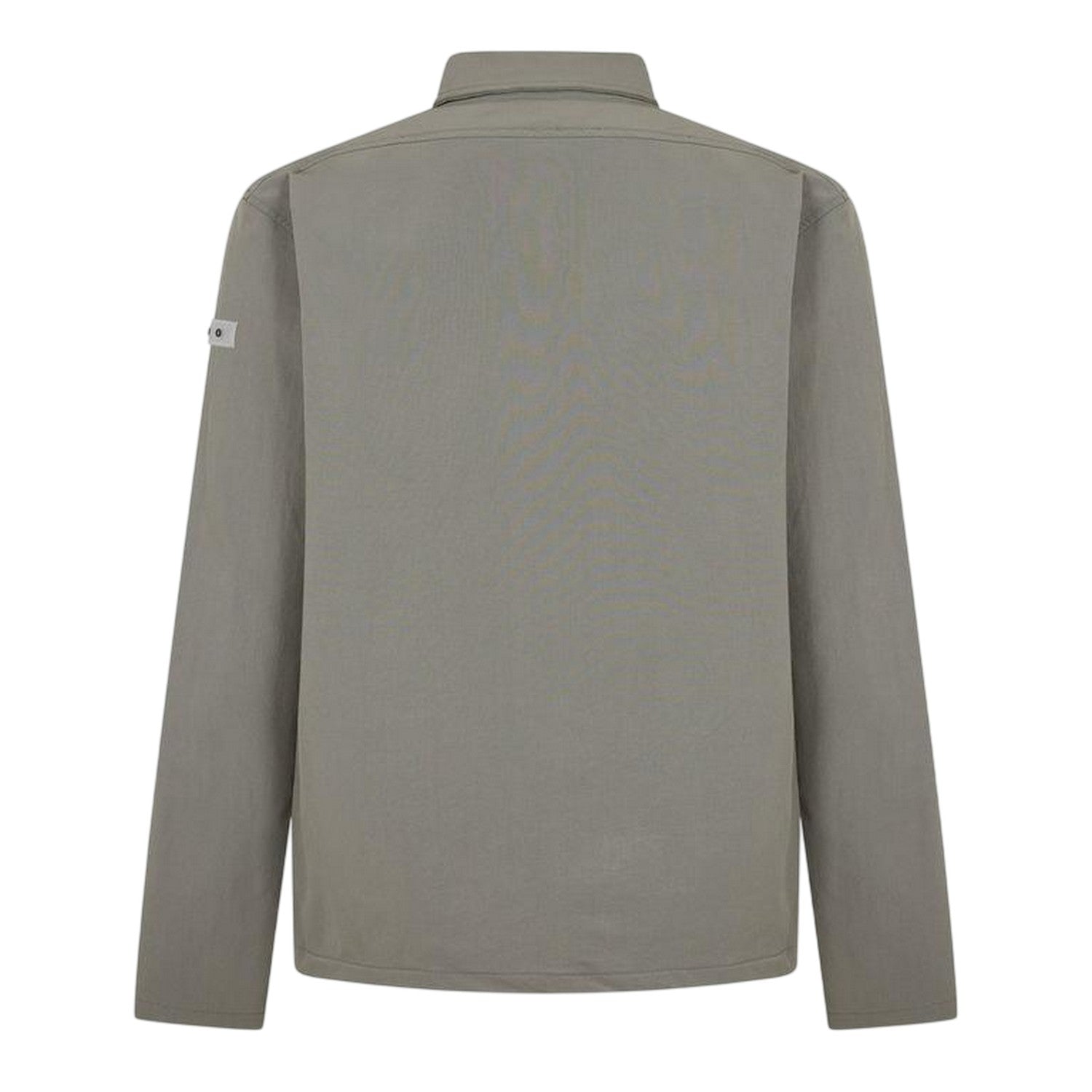Light Grey - Back - Capo Mens Double Pocket Utility Jacket