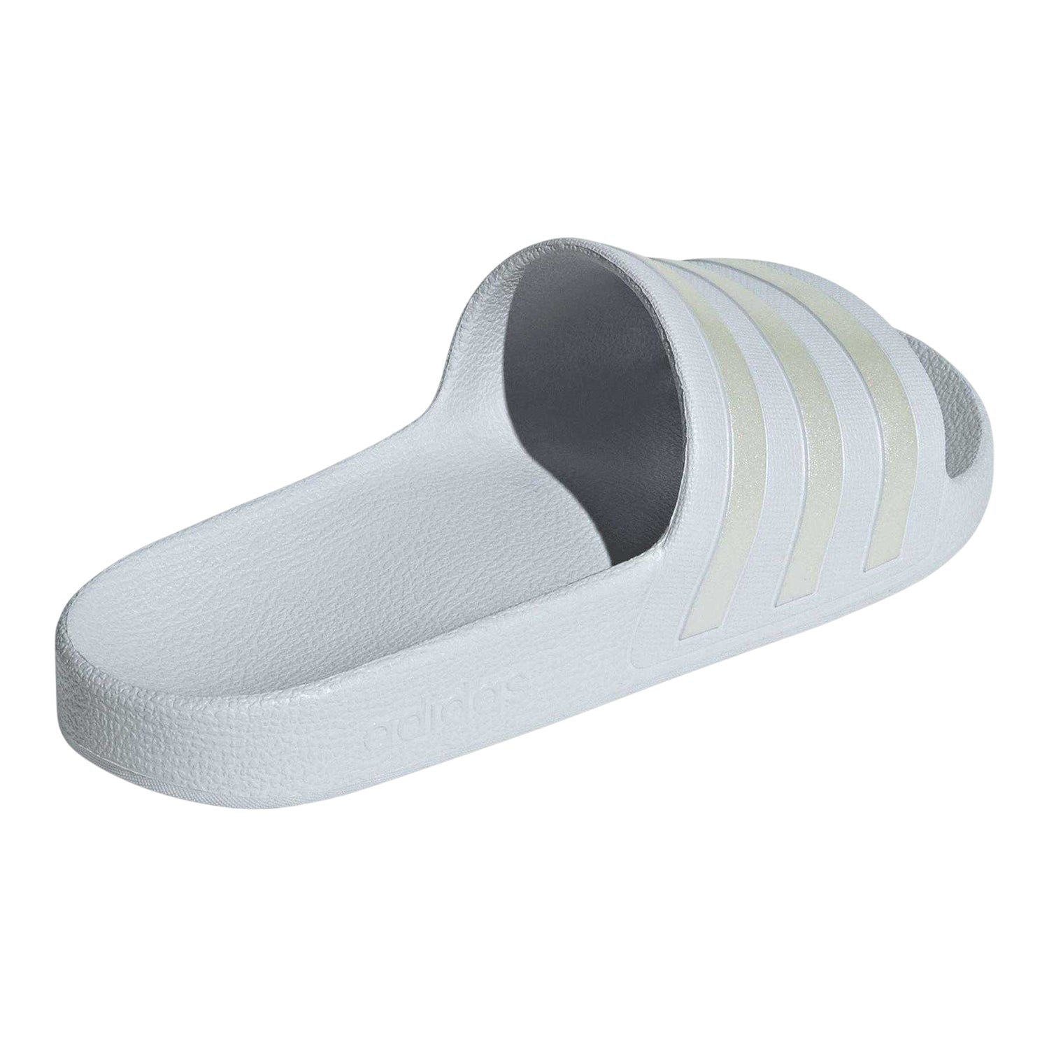 Pastel Blue - Back - Adidas Womens-Ladies Adilette Aqua Slides