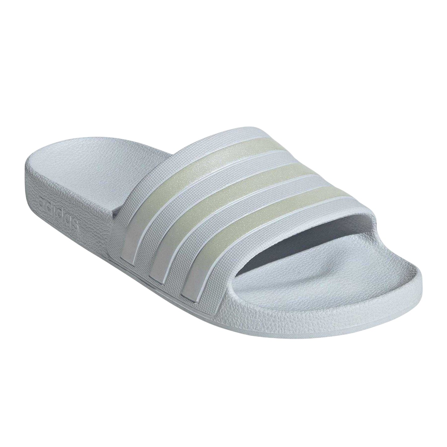 Pastel Blue - Pack Shot - Adidas Womens-Ladies Adilette Aqua Slides