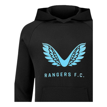 Brilliant White - Side - Castore Childrens-Kids Rangers FC Hoodie