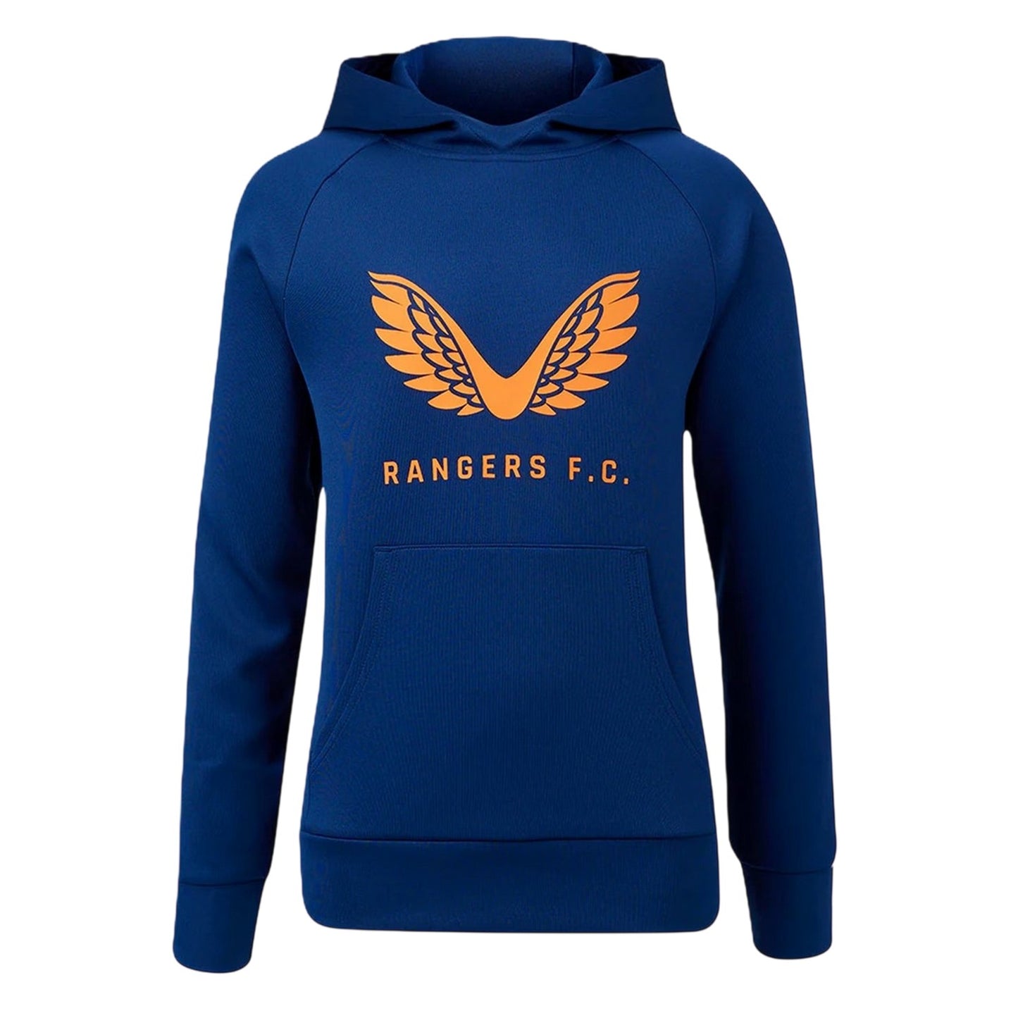 Lapis Blue - Front - Castore Childrens-Kids Rangers FC Hoodie