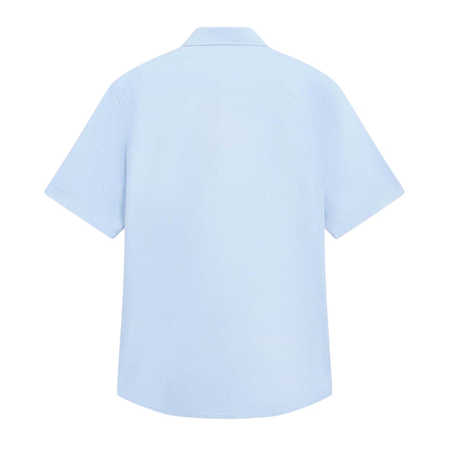 Light Blue - Back - Ted Baker Mens Oxford Regular Short-Sleeved Shirt