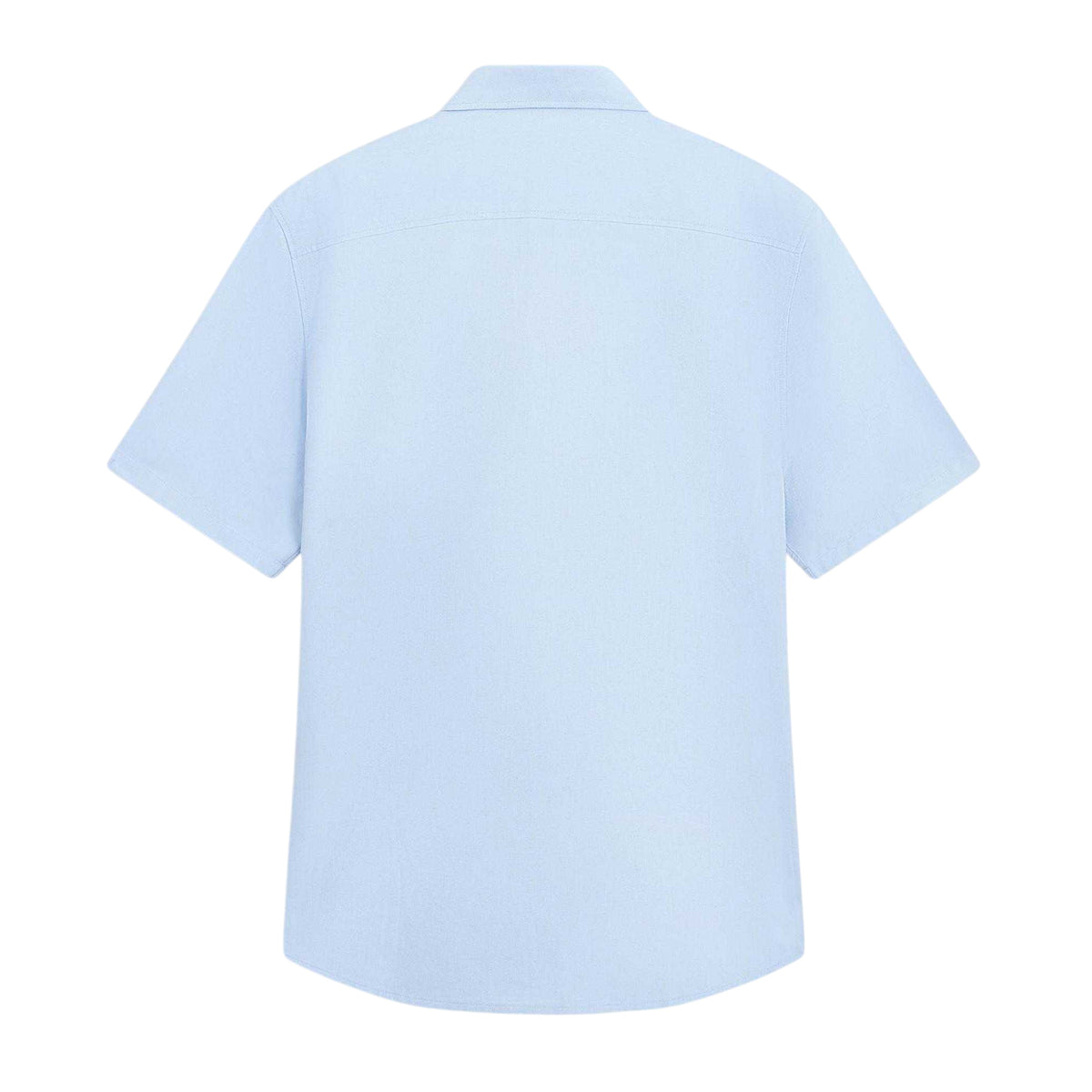 Light Blue - Back - Ted Baker Mens Oxford Regular Short-Sleeved Shirt