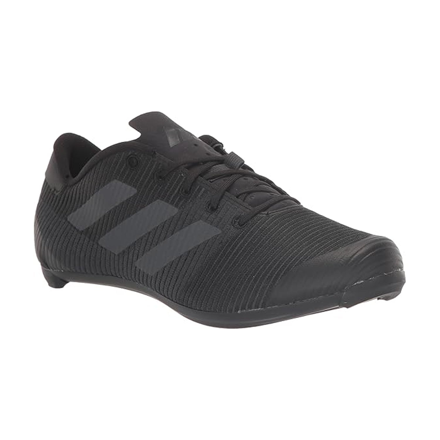 Core Black - Front - Adidas Childrens-Kids The Shoe 2.0 Road 3 Stripes Cycling Flat Cycling Shorts