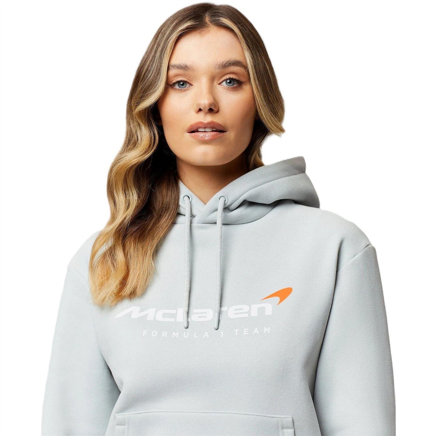 Storm Grey - Side - Castore Childrens-Kids McLaren F1 Hoodie