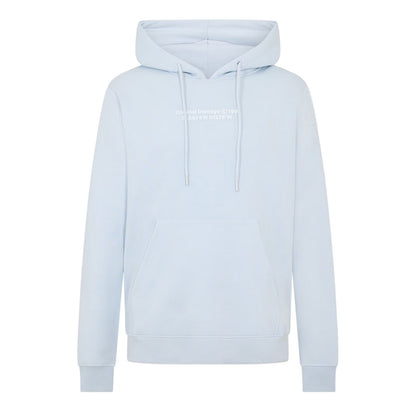 Sky Blue - Front - Criminal Damage Mens Logo Hoodie