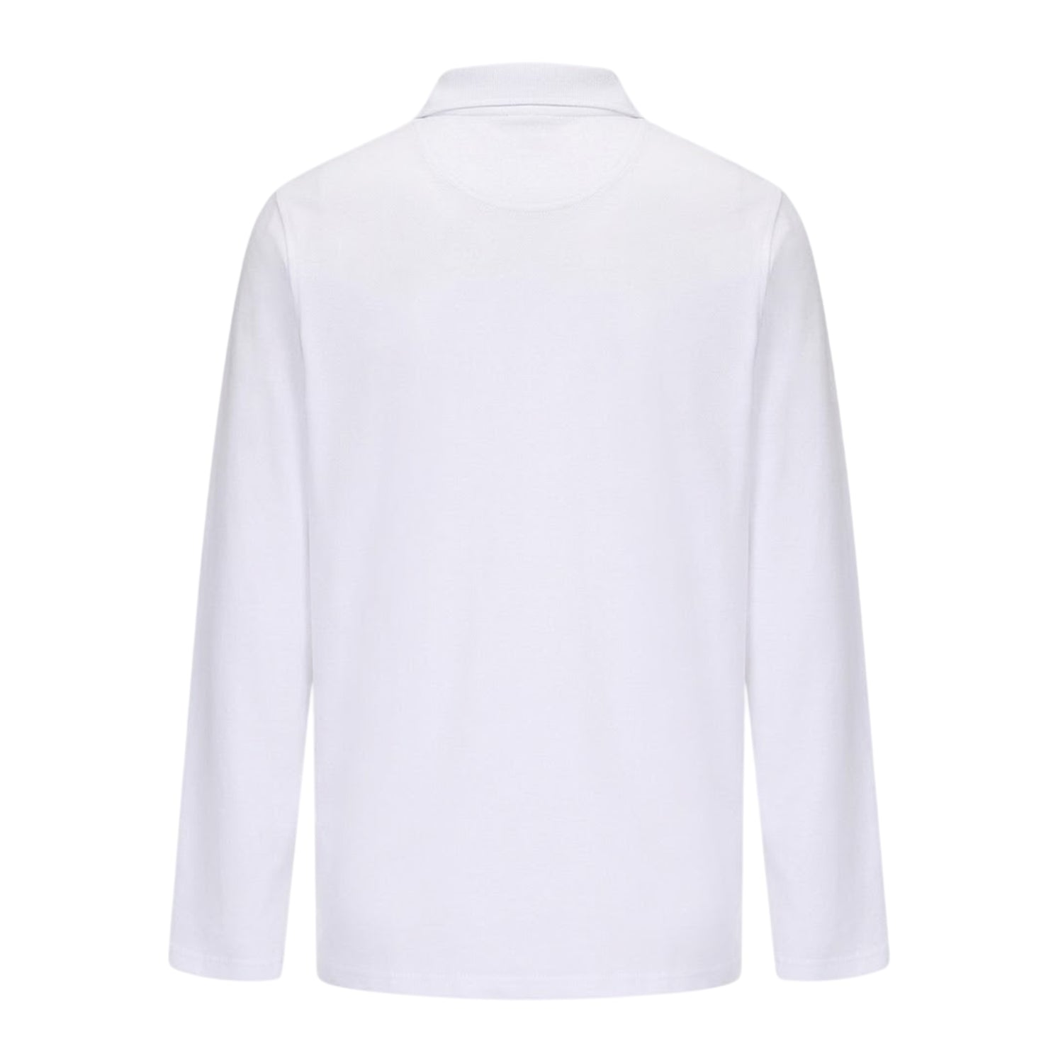 Cream - Back - Slazenger Mens Logo Long-Sleeved Cricket Shirt