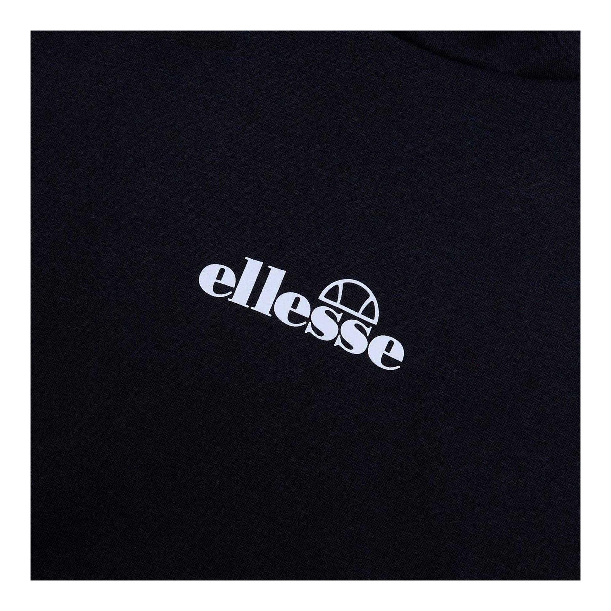Black - Side - Ellesse Mens Logo Tracksuit Set
