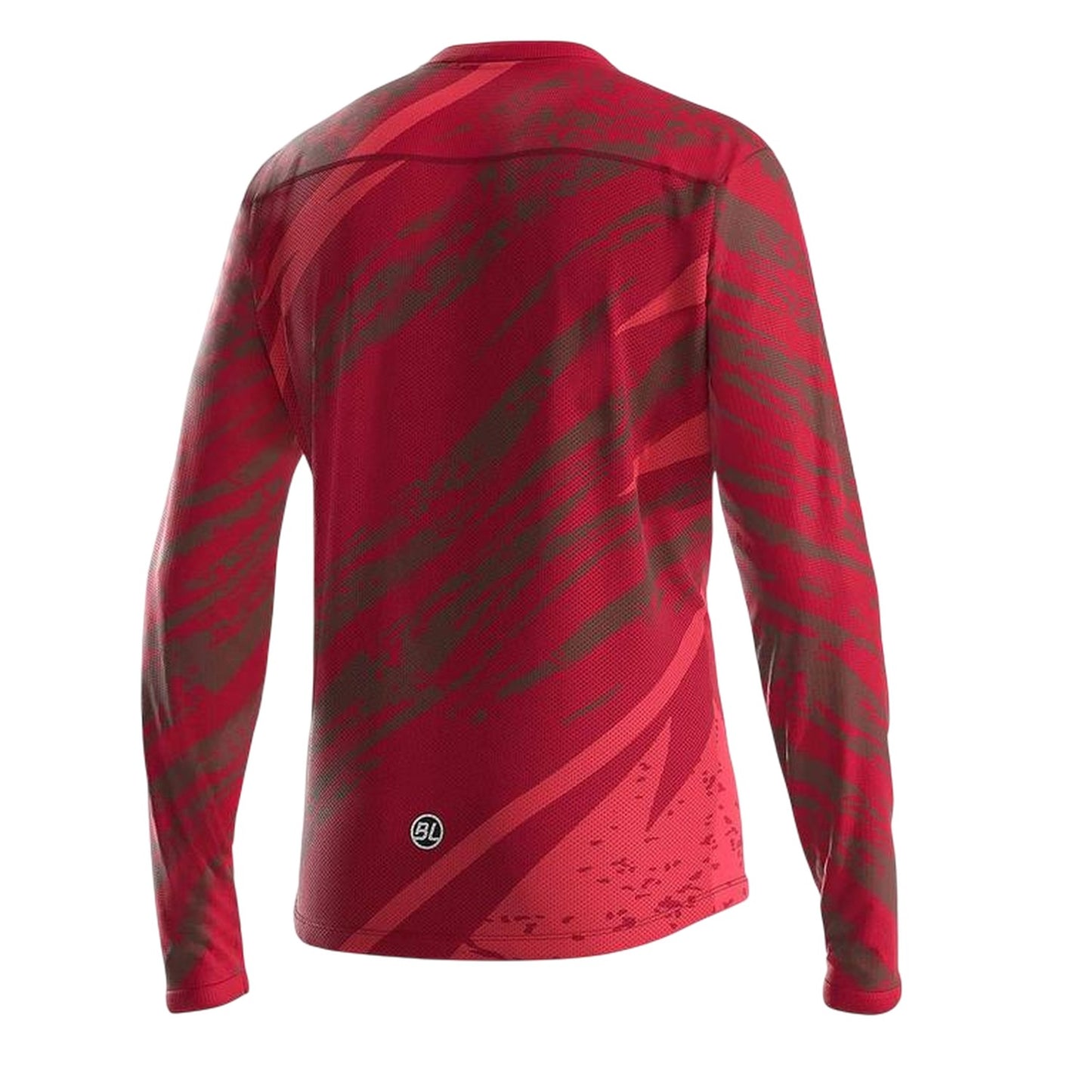 Bordeaux - Back - Bicycle Line Mens Ponente Long-Sleeved Cycling Jersey