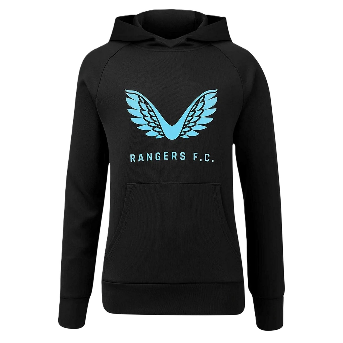 Black - Front - Castore Mens Rangers FC Hoodie