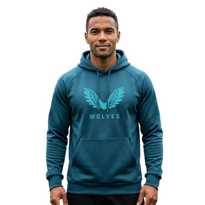 Bay Green - Side - Castore Mens Wolves Hoodie