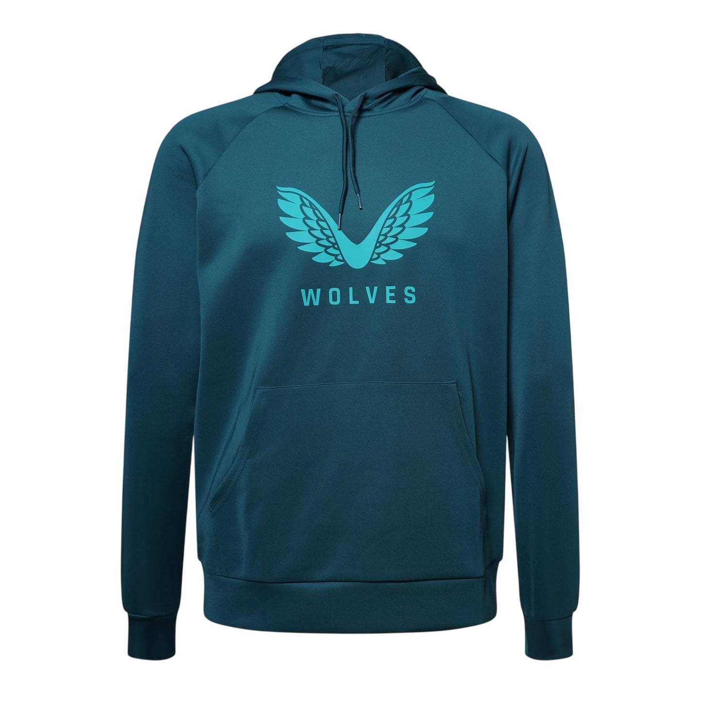 Bay Green - Front - Castore Mens Wolves Hoodie