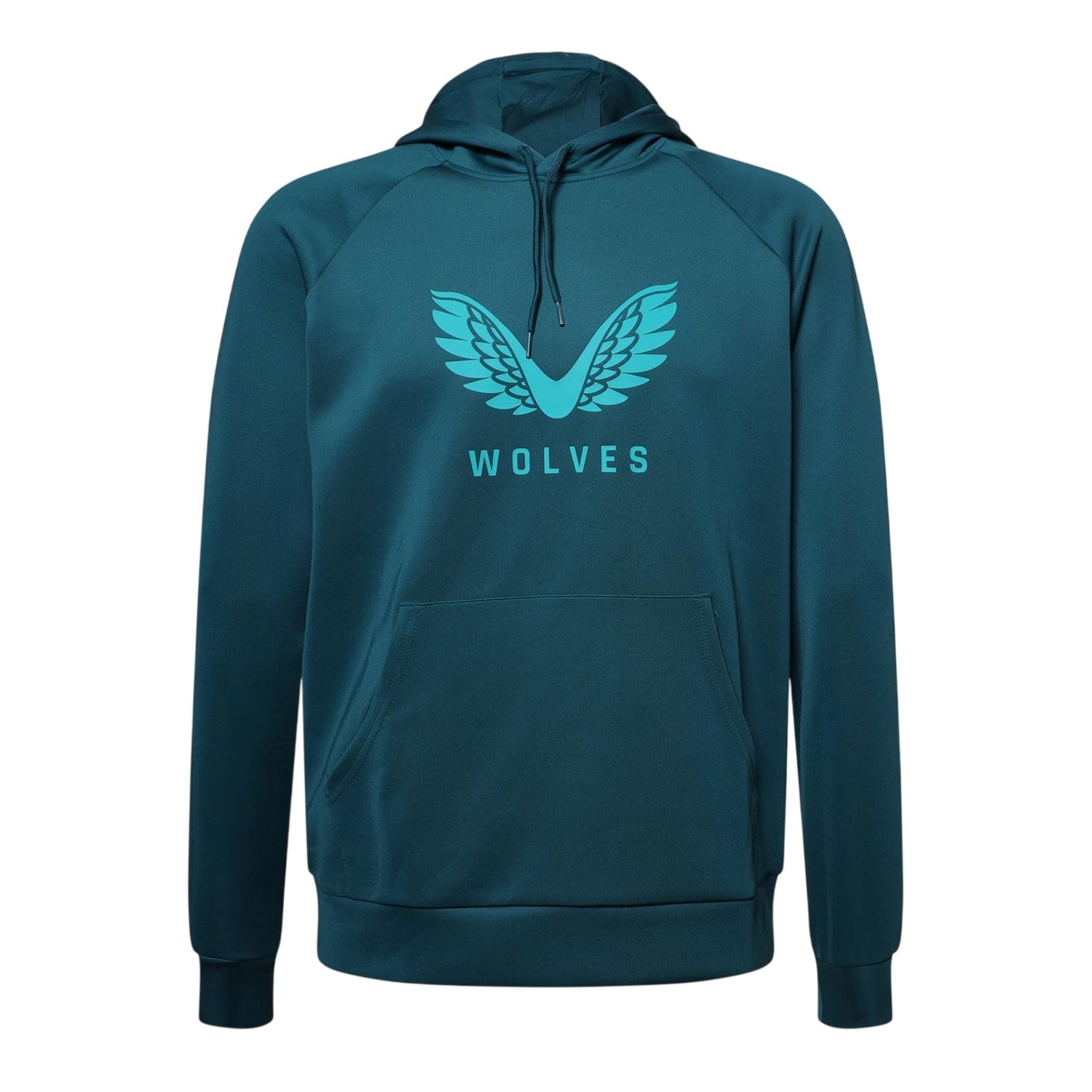 Bay Green - Front - Castore Mens Wolves Hoodie