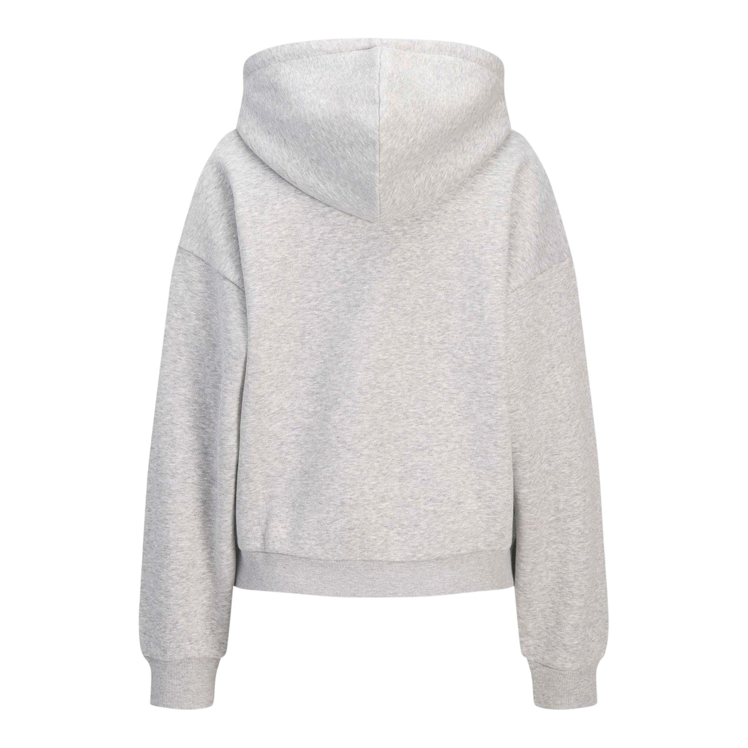 Light Grey Melange - Back - JJXX Womens-Ladies Vesterbro Long-Sleeved Hoodie