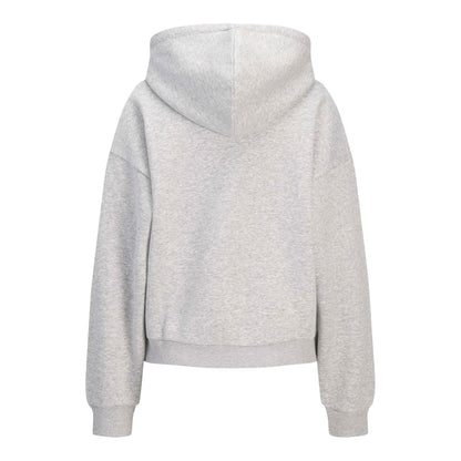 Light Grey Melange - Back - JJXX Womens-Ladies Vesterbro Long-Sleeved Hoodie