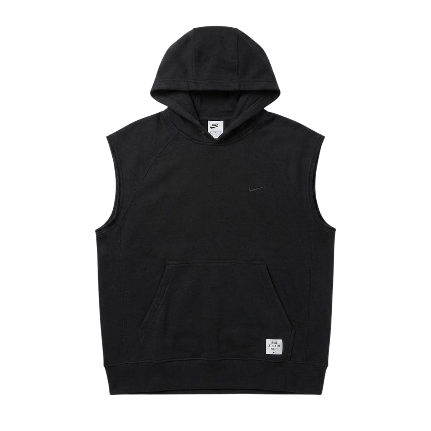 Black - Front - Nike Mens Dri-FIT Hoodie