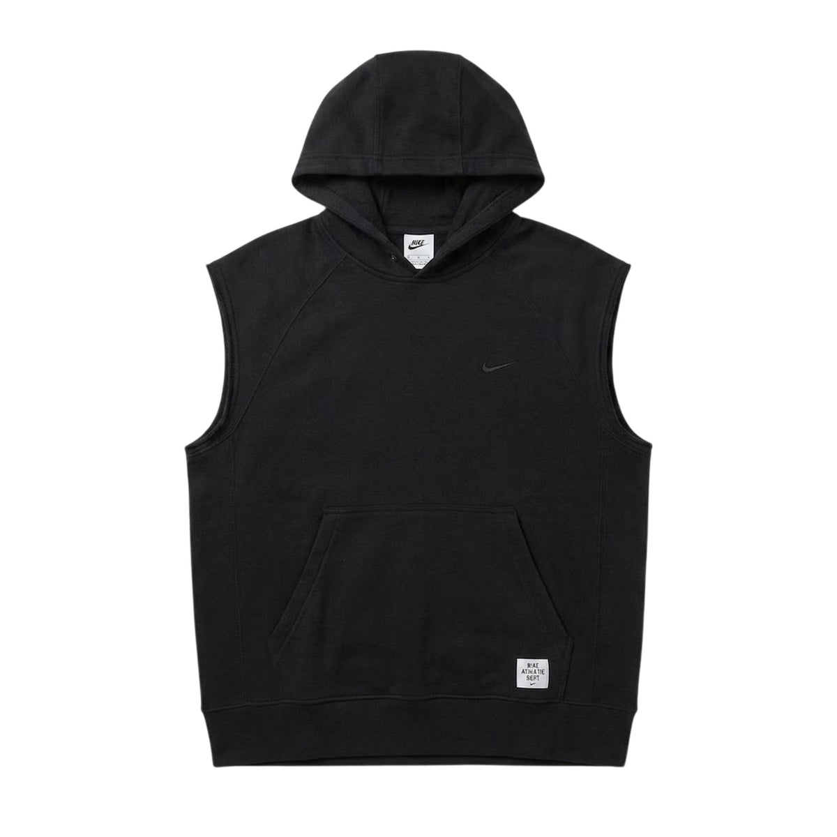 Black - Front - Nike Mens Dri-FIT Hoodie
