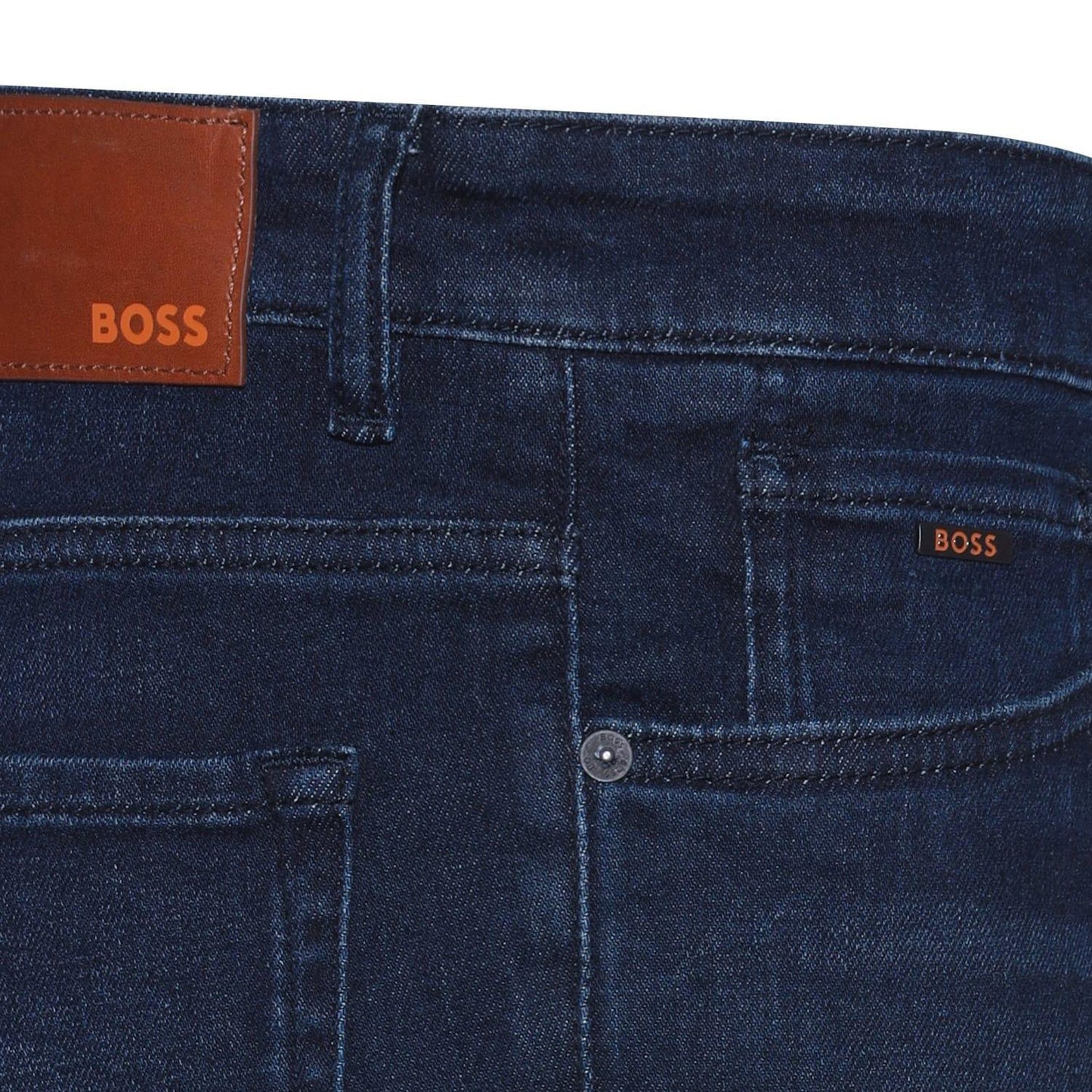 Dark Blue - Lifestyle - Boss Mens Delaware Slim Jeans