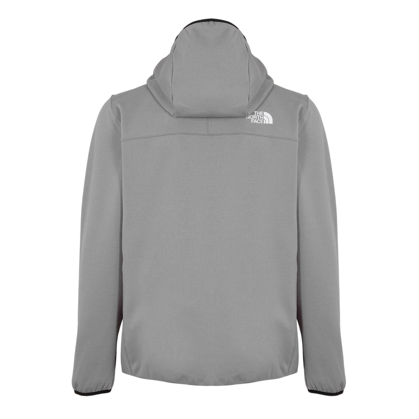 Transparent Grey - Back - The North Face Mens Fleece Full Zip Hoodie