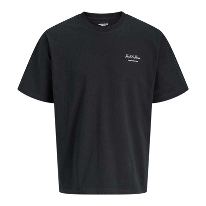 Black - Front - Jack And Jones Childrens-Kids Archive Graphic Short-Sleeved T-Shirt